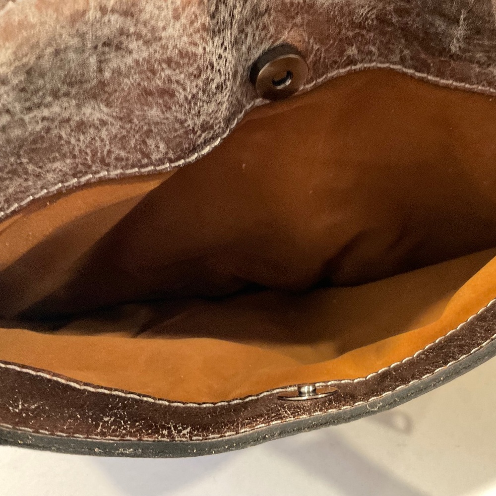 PATRICIA NASH Bark Leaves Shoulder Bag Bronze Gray - Picture 8 of 16